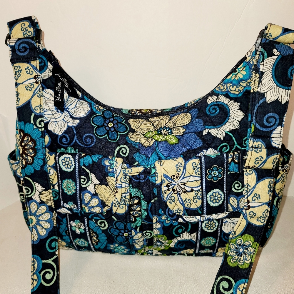Vera Bradley large Mod Floral Blue purse